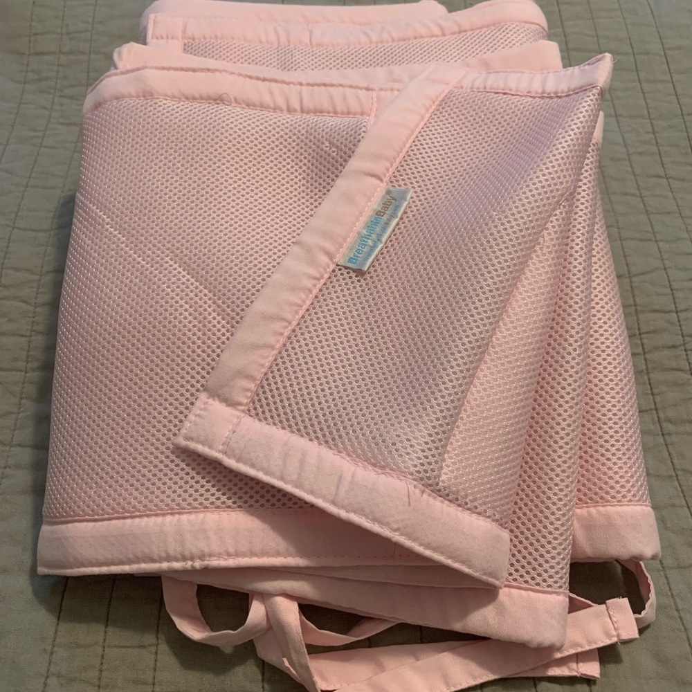 Pink Crib Liner - Picture 2 of 3